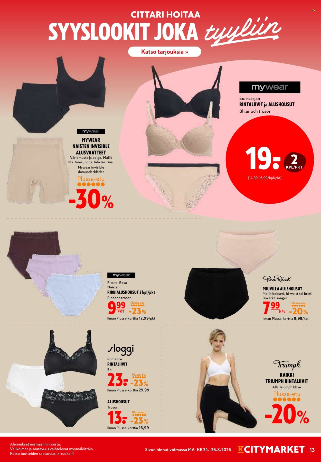 K-CITYMARKET tarjoukset - Alkaen MA 24.8.2026