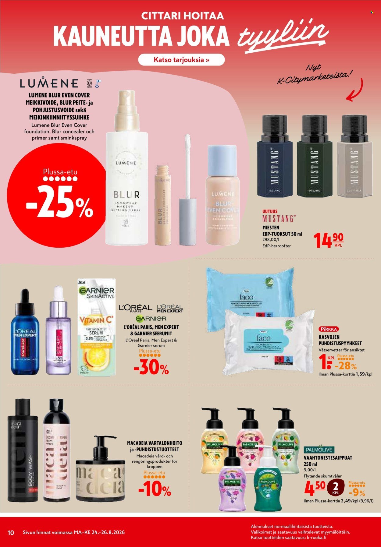 K-CITYMARKET tarjoukset - Alkaen MA 24.8.2026