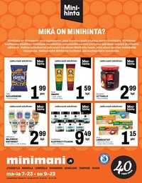 MINIMANI tarjoukset - Huhtikuu 2026