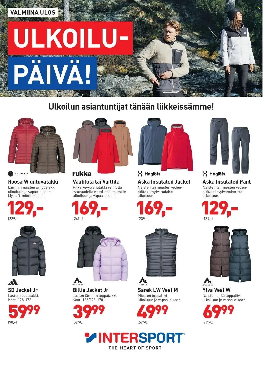 INTERSPORT tarjoukset - Ulkoilupäivä
