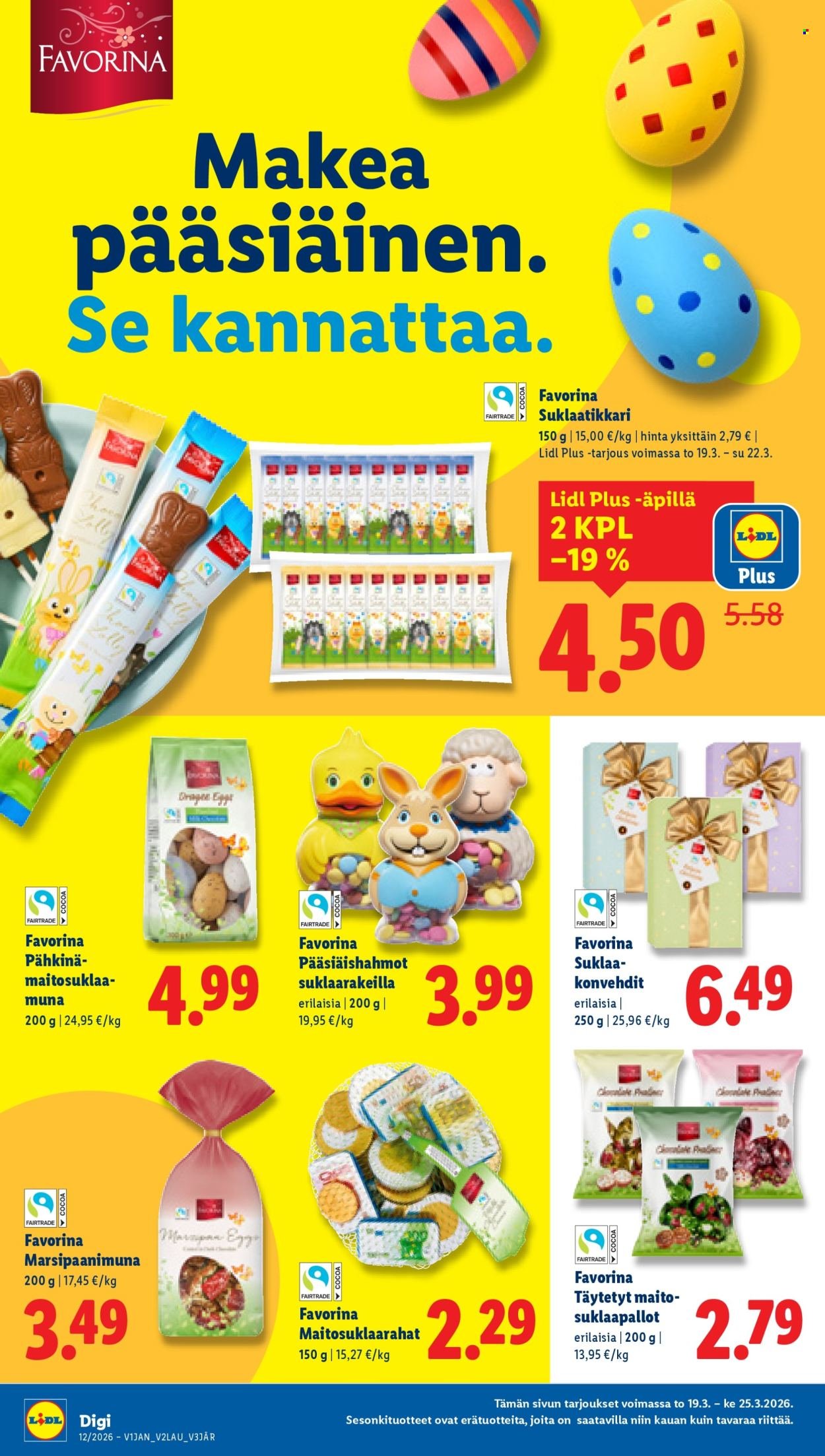 LIDL tarjoukset - Alkaen TO 19.3.2026