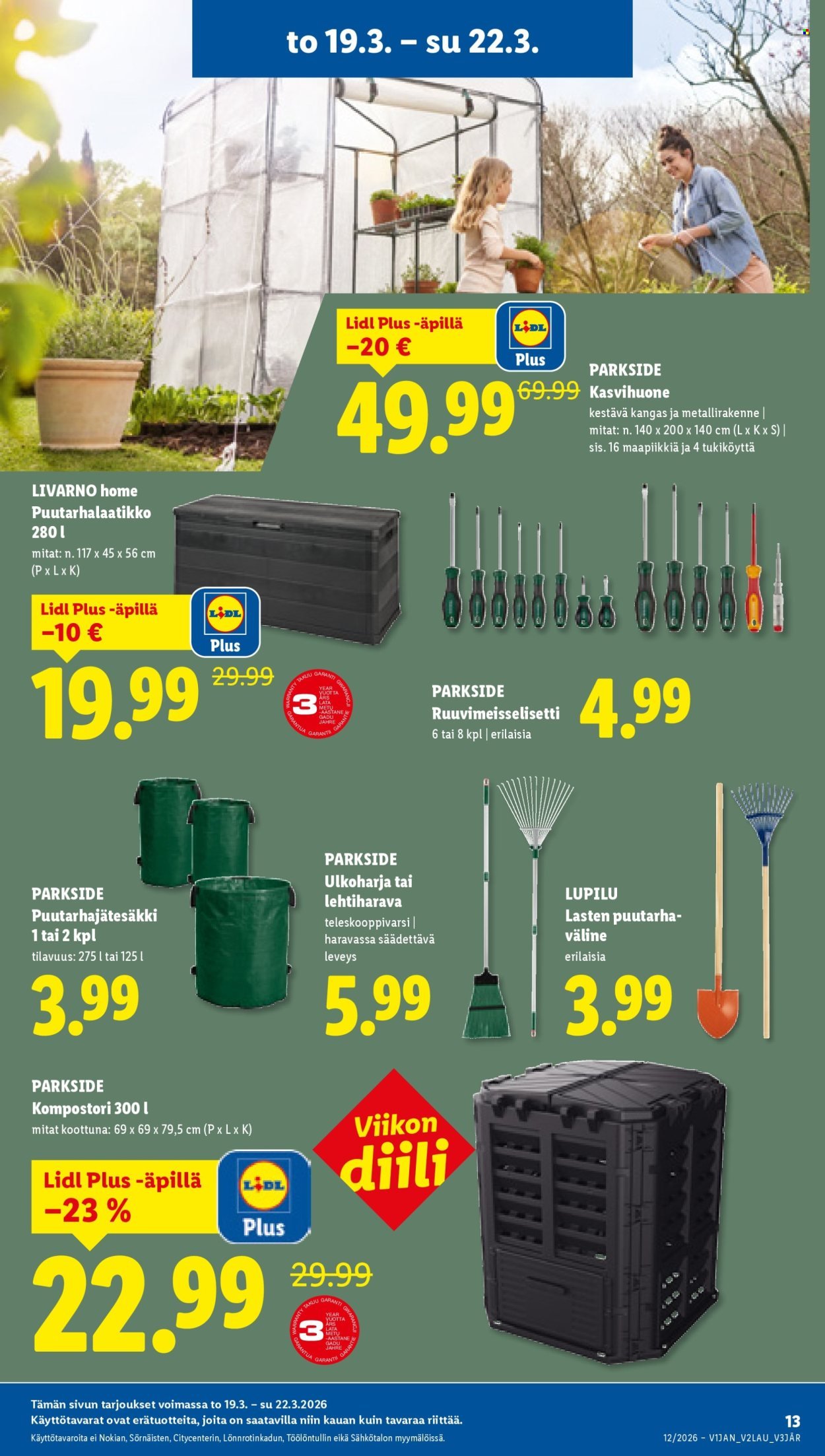 LIDL tarjoukset - Alkaen TO 19.3.2026