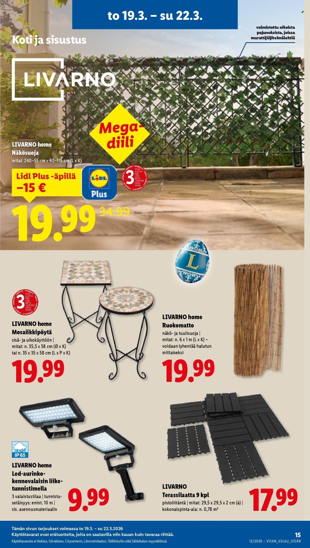 LIDL tarjoukset - Alkaen TO 19.3.2026