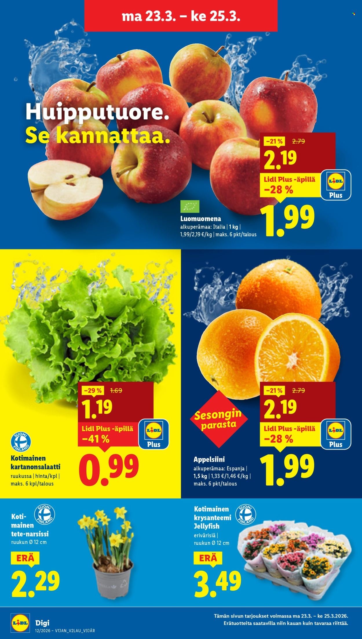 LIDL tarjoukset - Alkaen TO 19.3.2026
