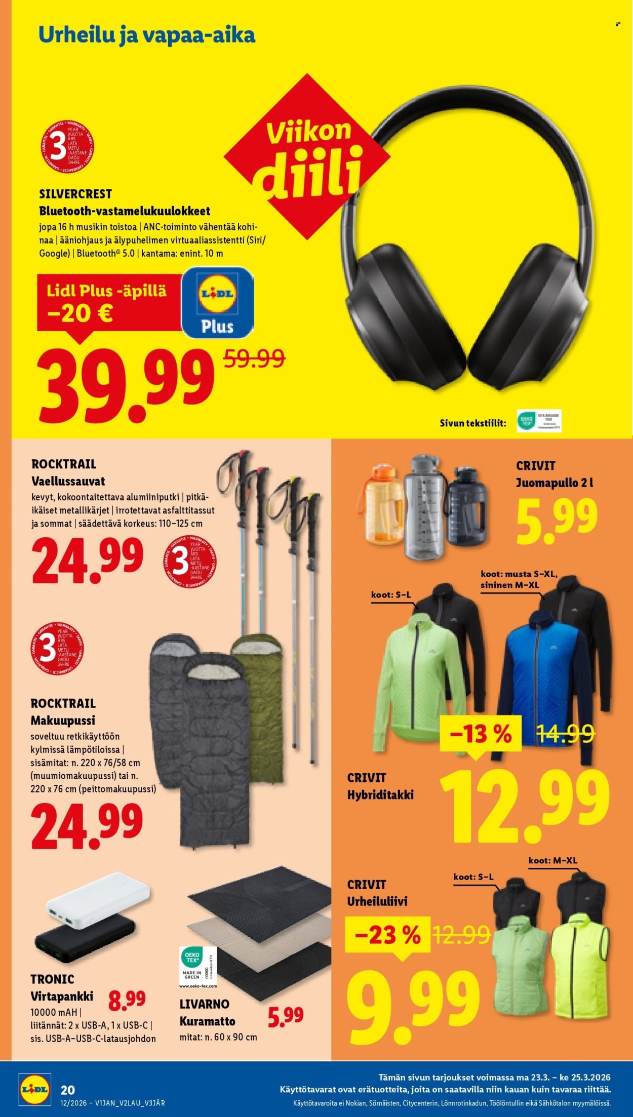 LIDL tarjoukset - Alkaen TO 19.3.2026