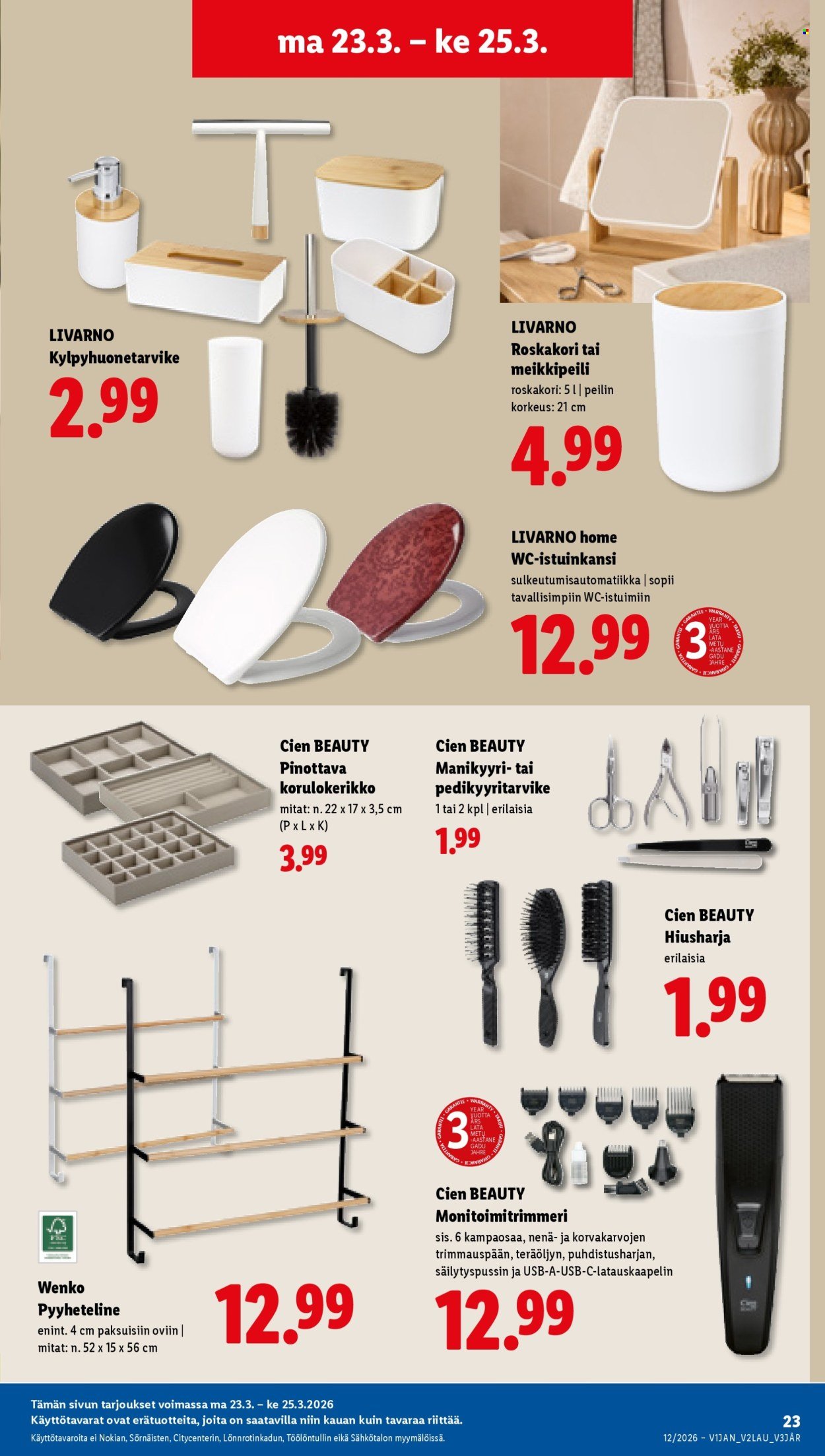 LIDL tarjoukset - Alkaen TO 19.3.2026