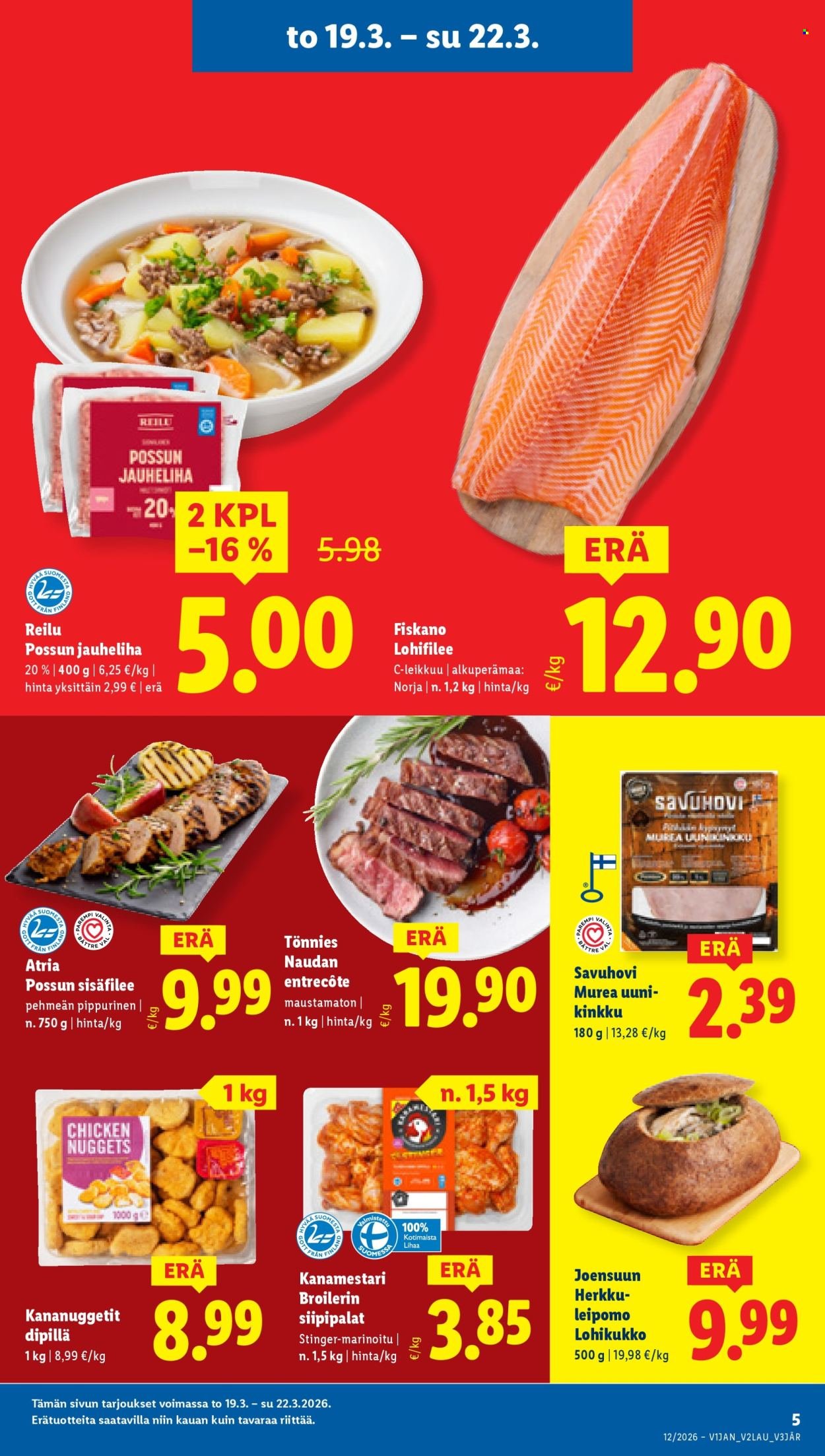 LIDL tarjoukset - Alkaen TO 19.3.2026