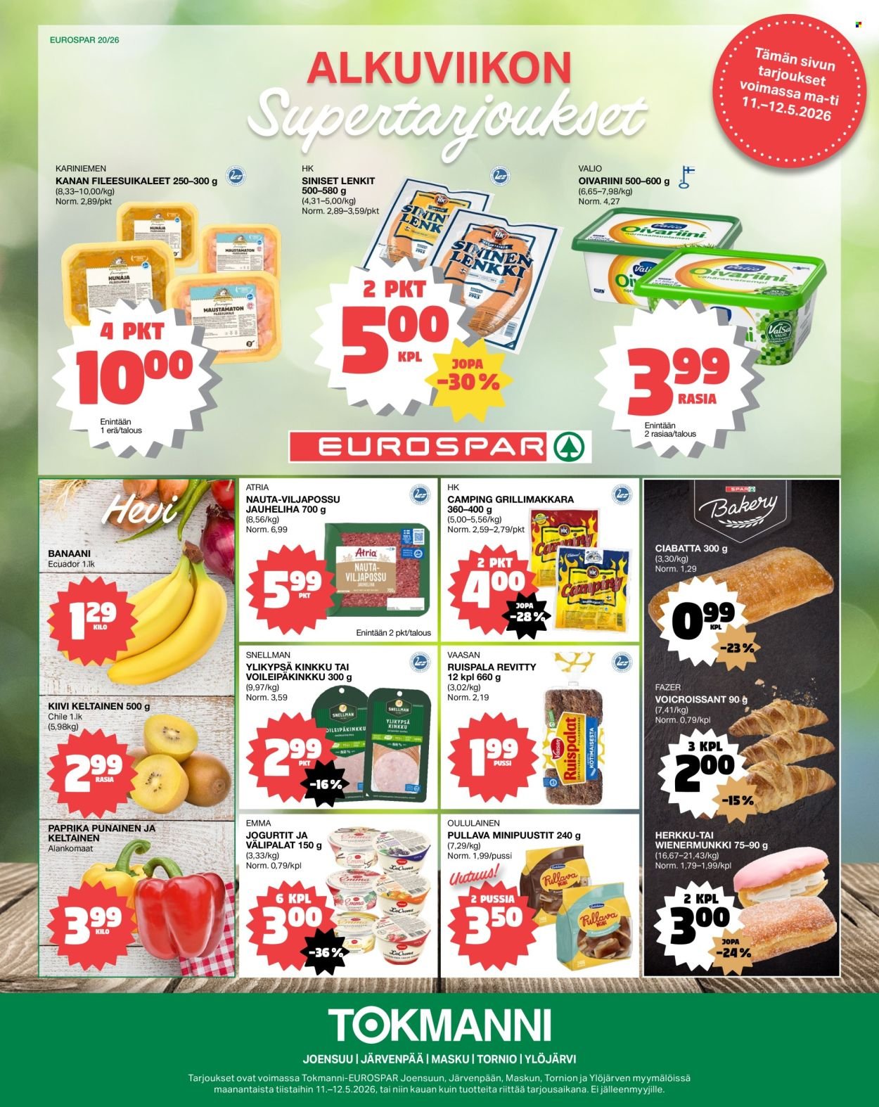 TOKMANNI tarjoukset - EUROSPAR