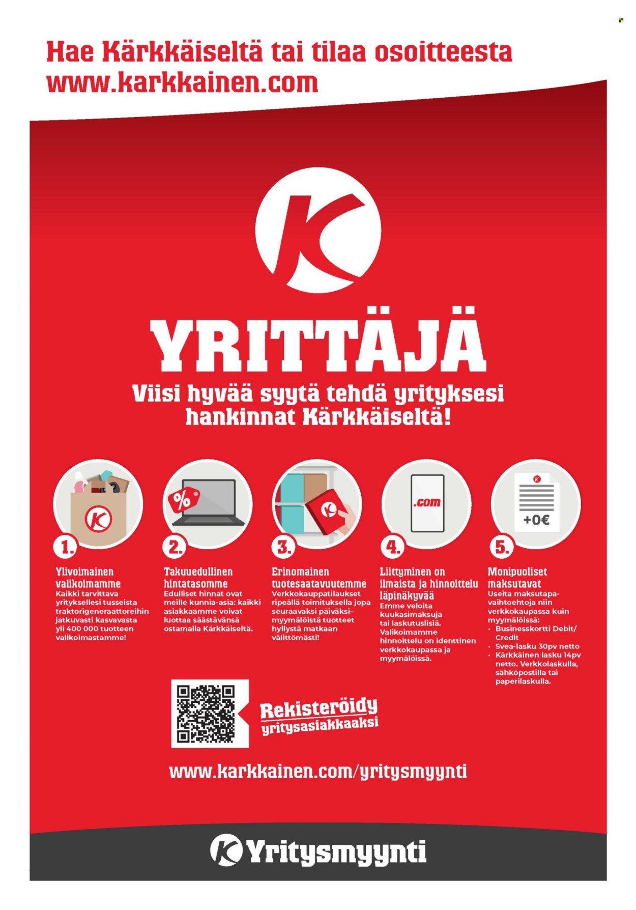 KÄRKKÄINEN tarjoukset - Viikko # 30 Heinäkuu 2026