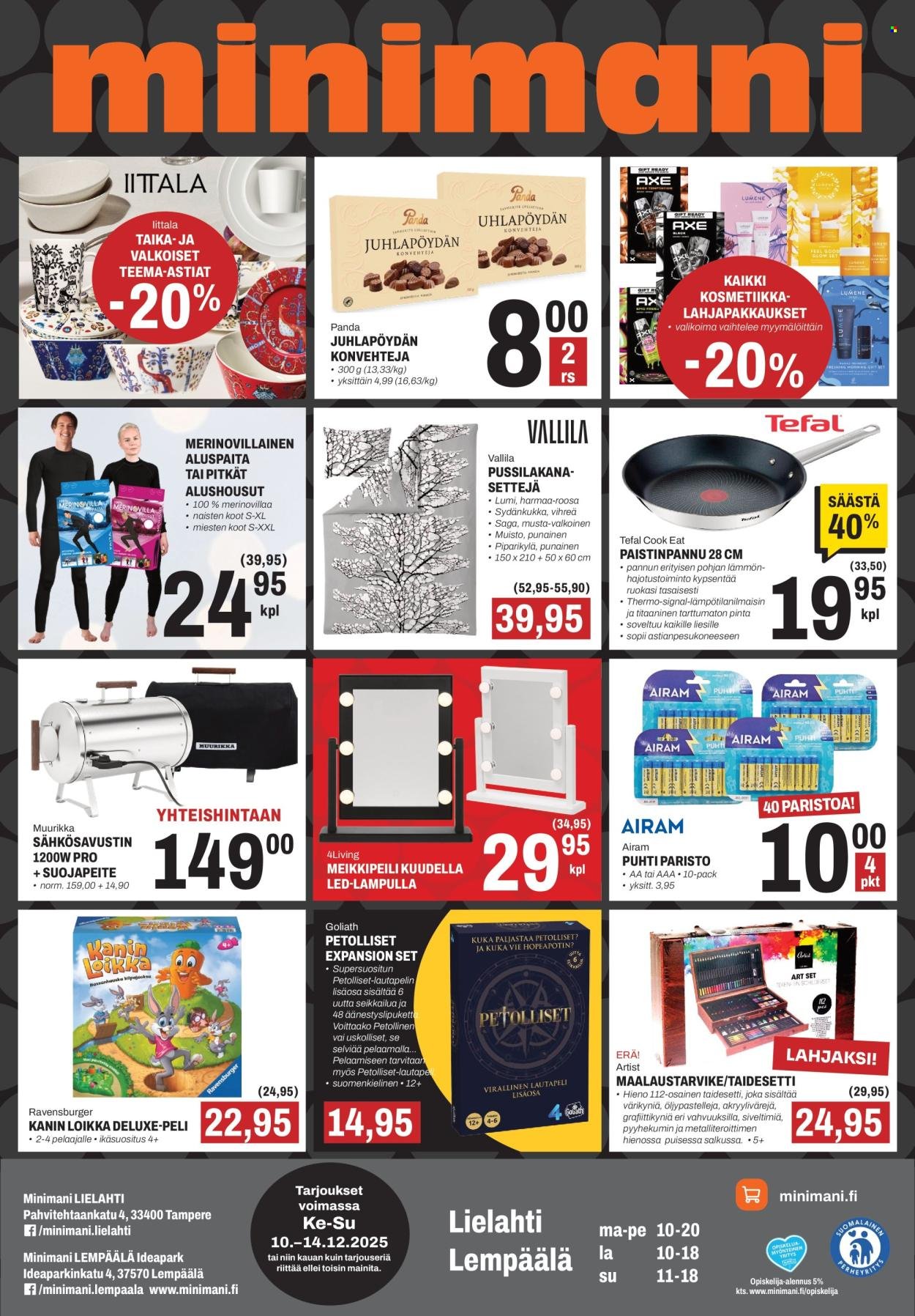 MINIMANI tarjoukset - Alkaen KE 10.12.2025