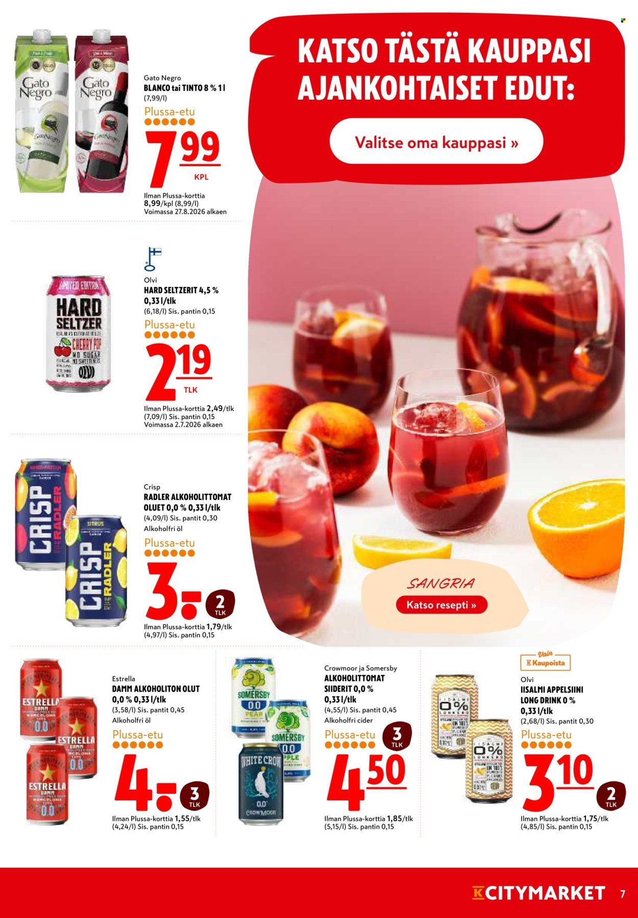 K-CITYMARKET tarjoukset - Alkaen TO 24.9.2026