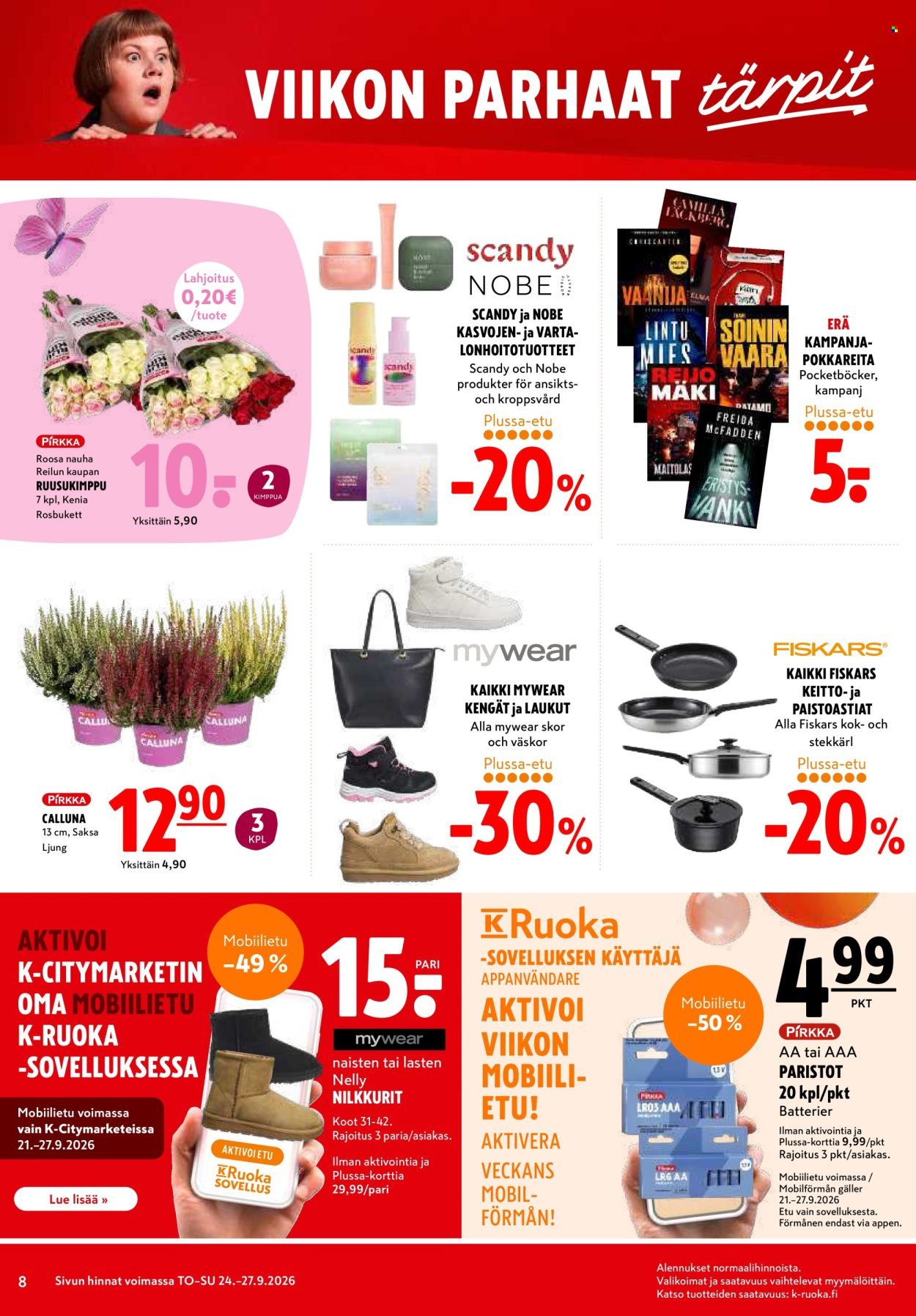 K-CITYMARKET tarjoukset - Alkaen TO 24.9.2026