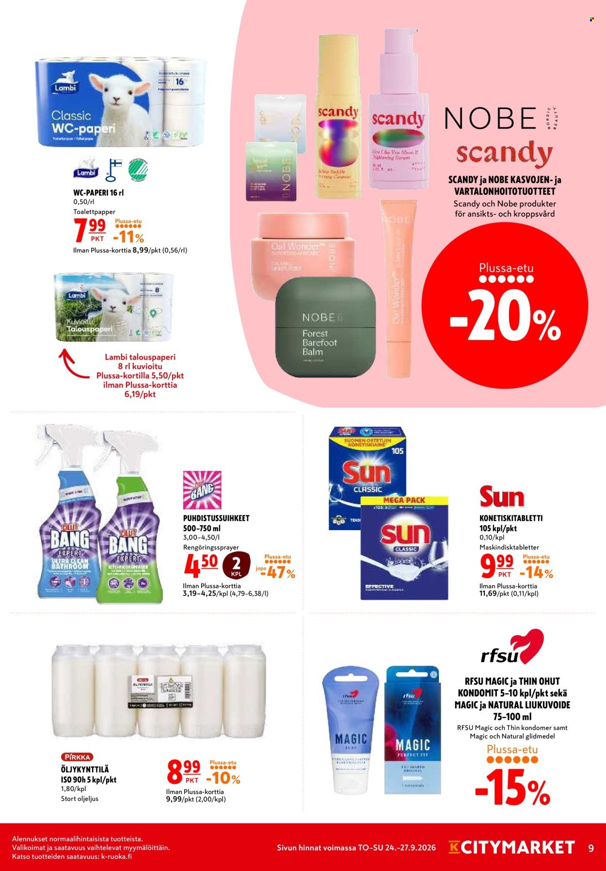 K-CITYMARKET tarjoukset - Alkaen TO 24.9.2026