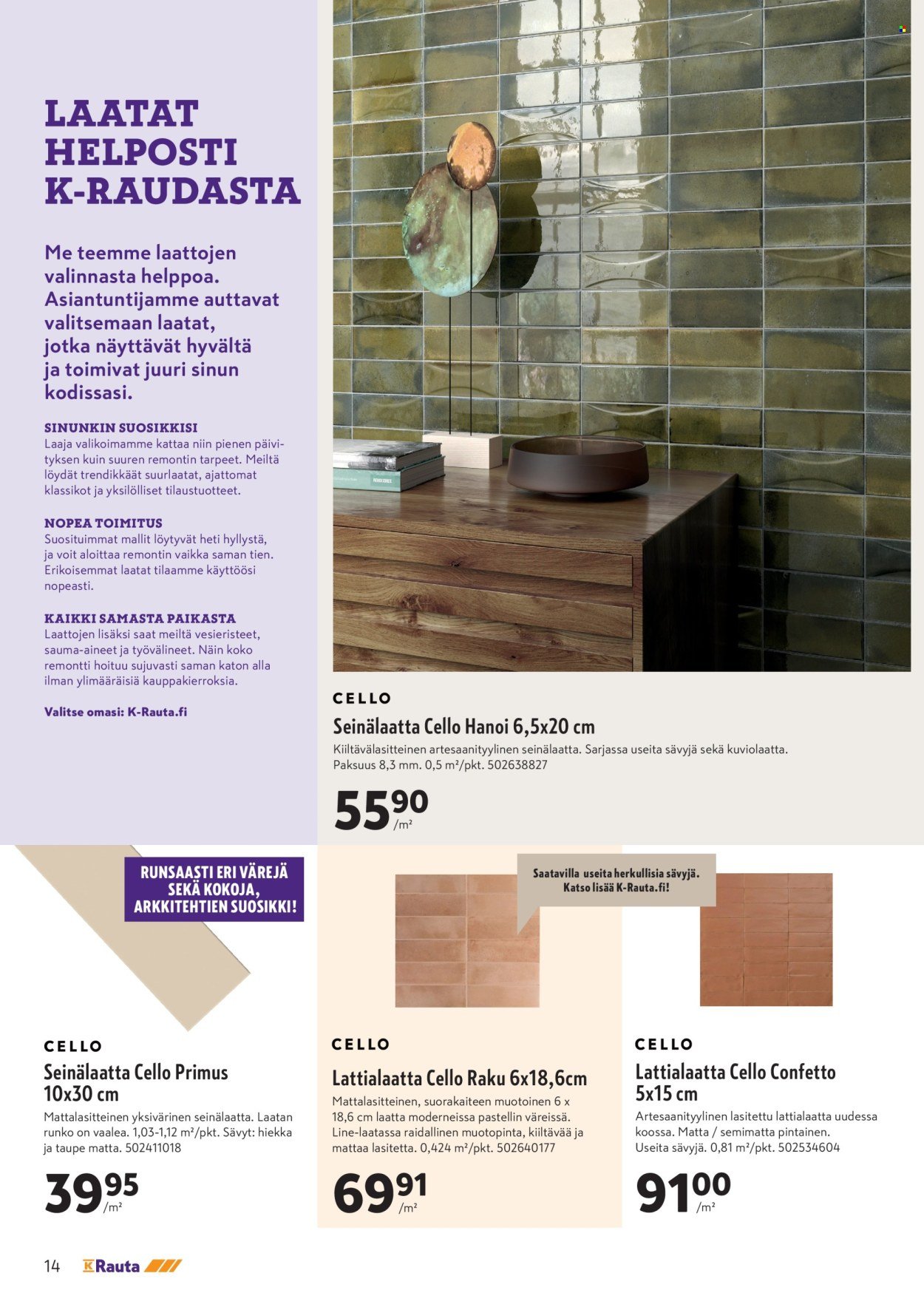 K-RAUTA tarjoukset - Tarjouksista toimeen