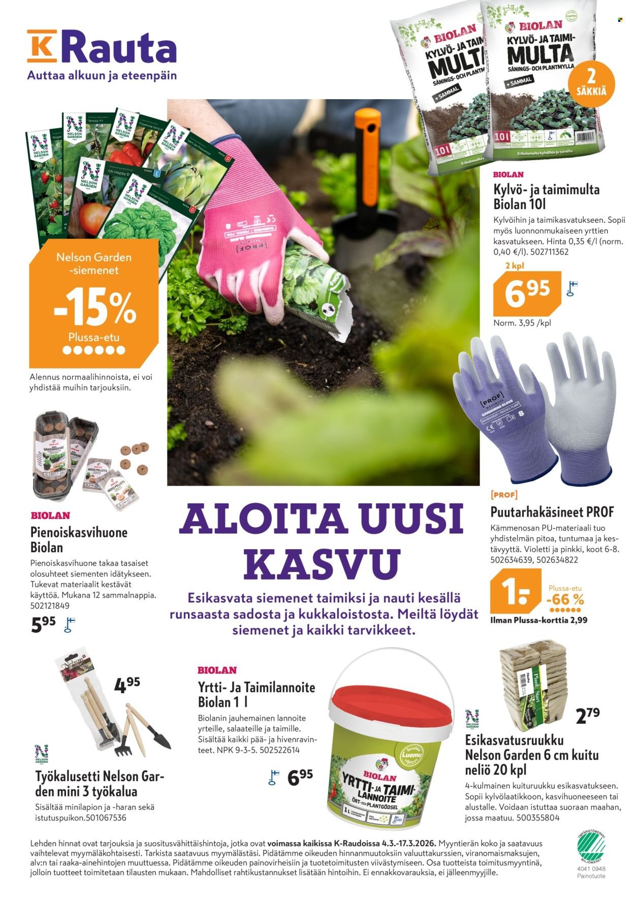 K-RAUTA tarjoukset - Tarjouksista toimeen
