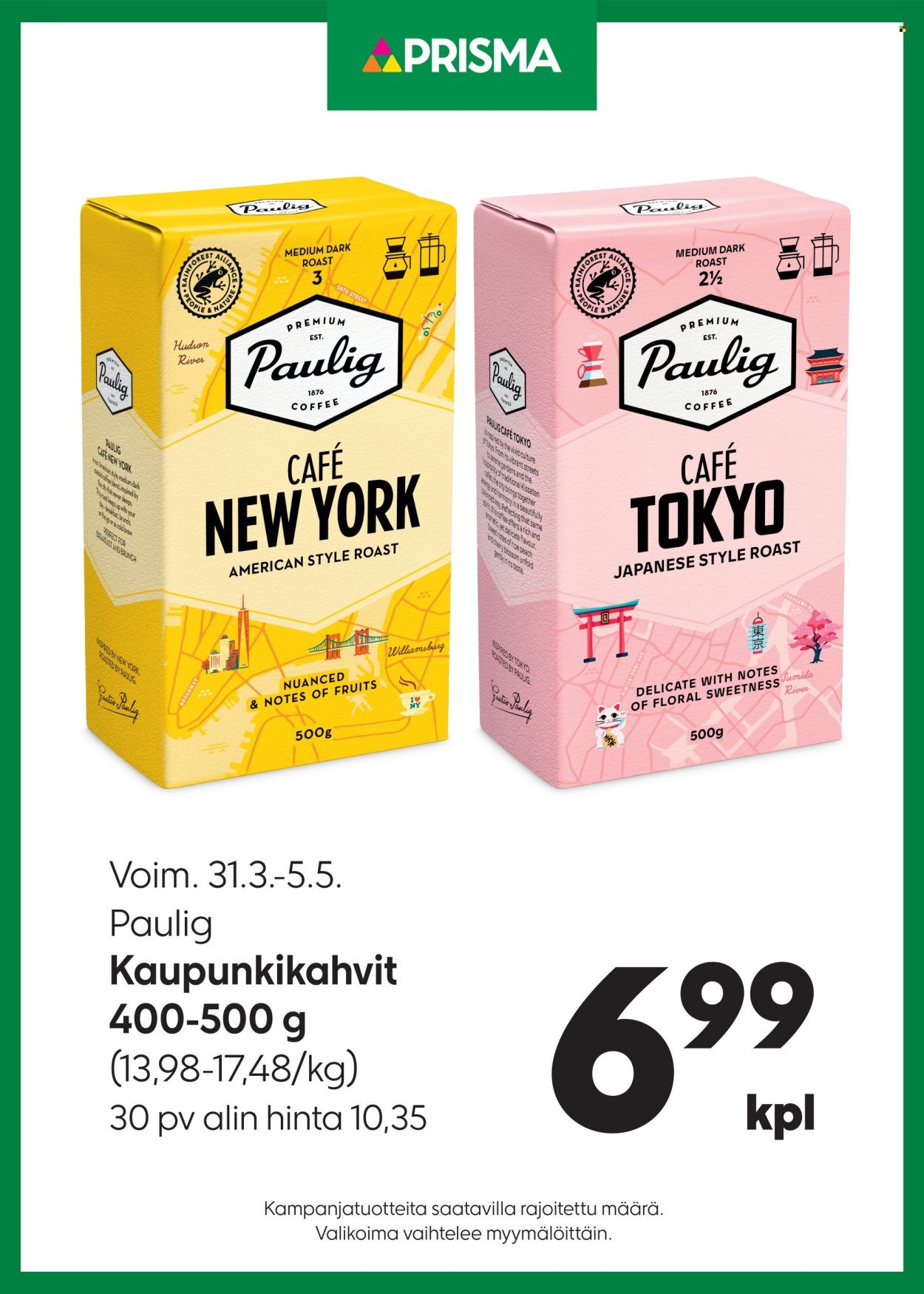 PRISMA tarjoukset - Alkaen TI 31.3.2026