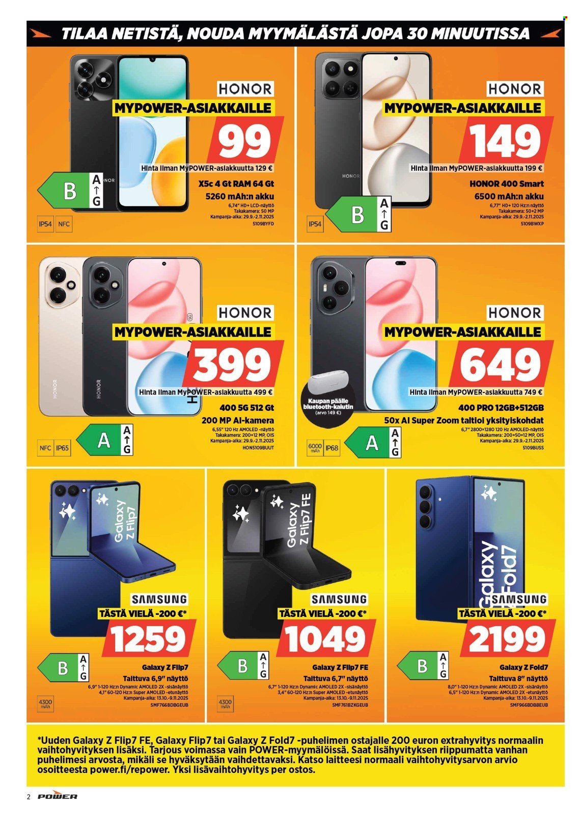 POWER tarjoukset - Lokakuu 2025 (2025-10-26)