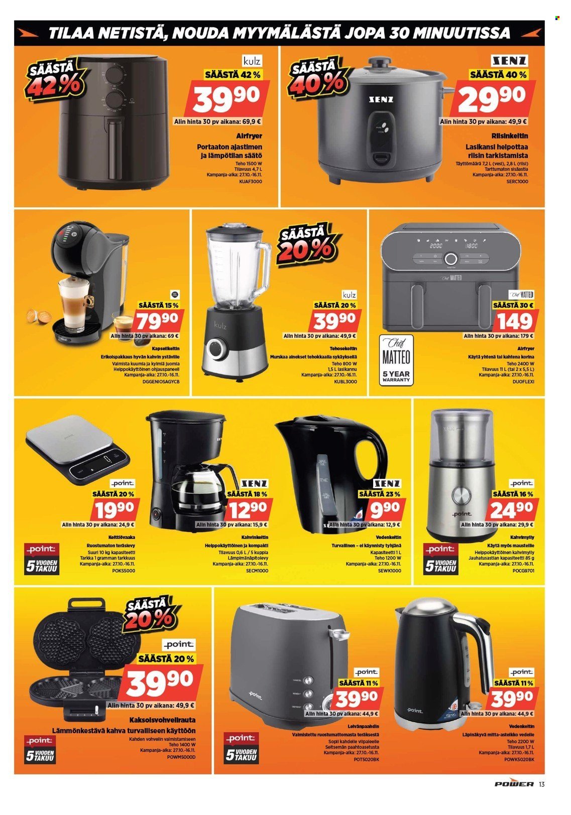 POWER tarjoukset - Lokakuu 2025 (2025-10-26)
