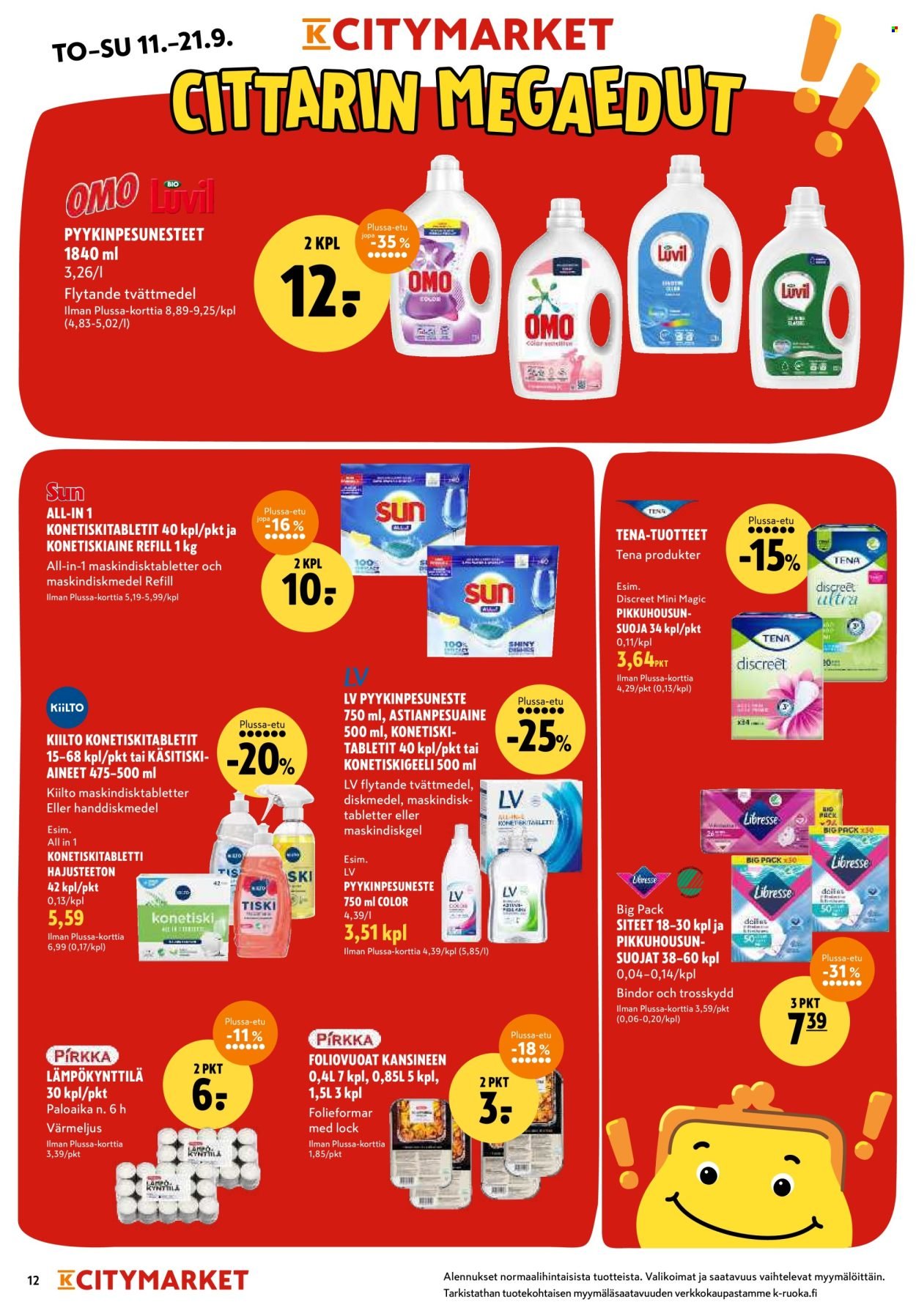 K-CITYMARKET tarjoukset - Alkaen TO 11.9.2025 (2025-09-11 - 2025-09-21)
