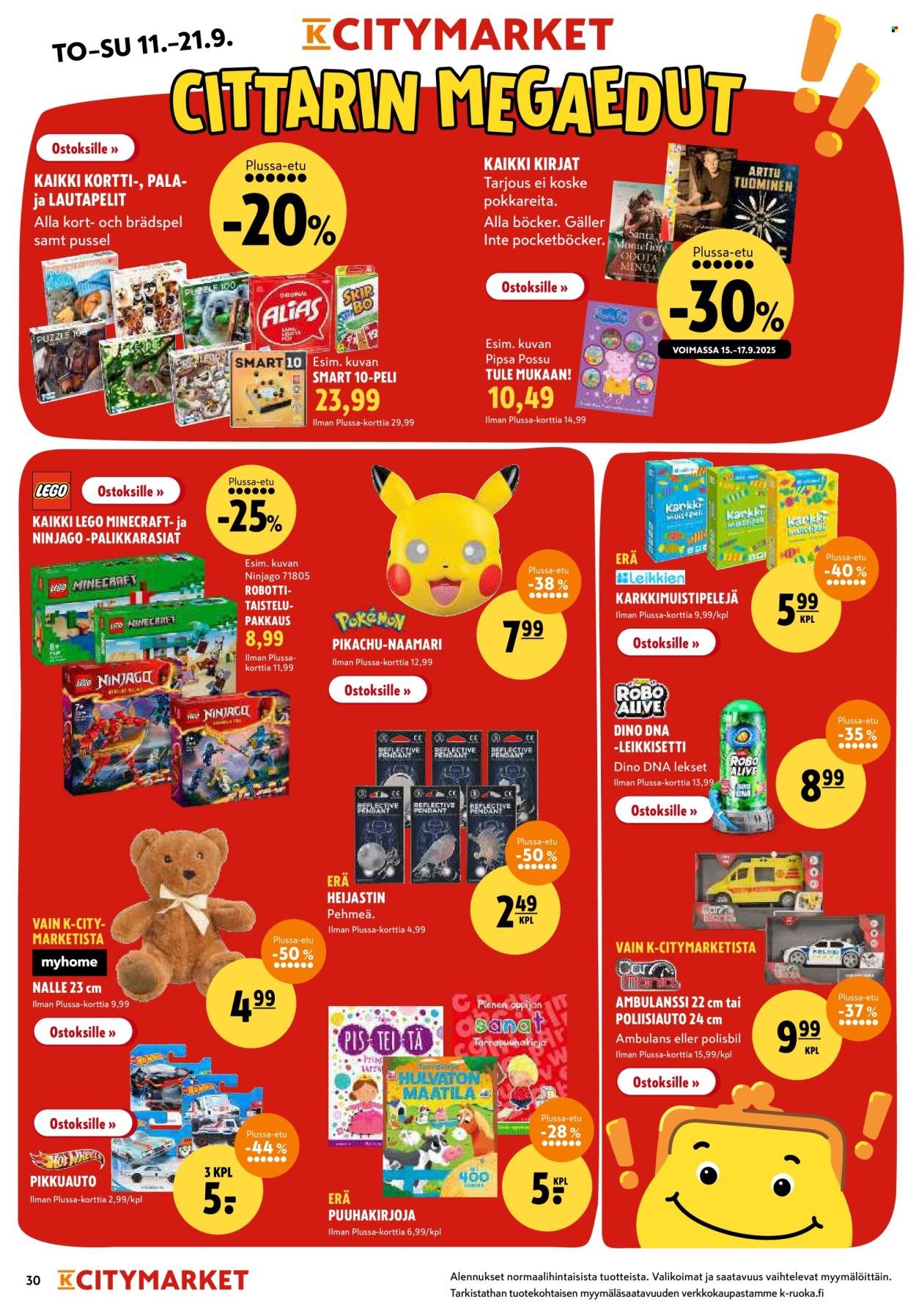 K-CITYMARKET tarjoukset - Alkaen TO 11.9.2025 (2025-09-11 - 2025-09-21)