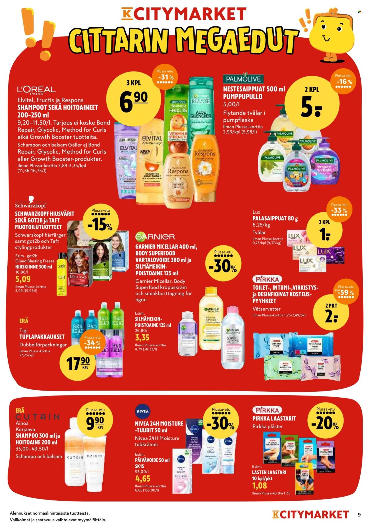 K-CITYMARKET tarjoukset - Alkaen TO 11.9.2025 (2025-09-11 - 2025-09-21)