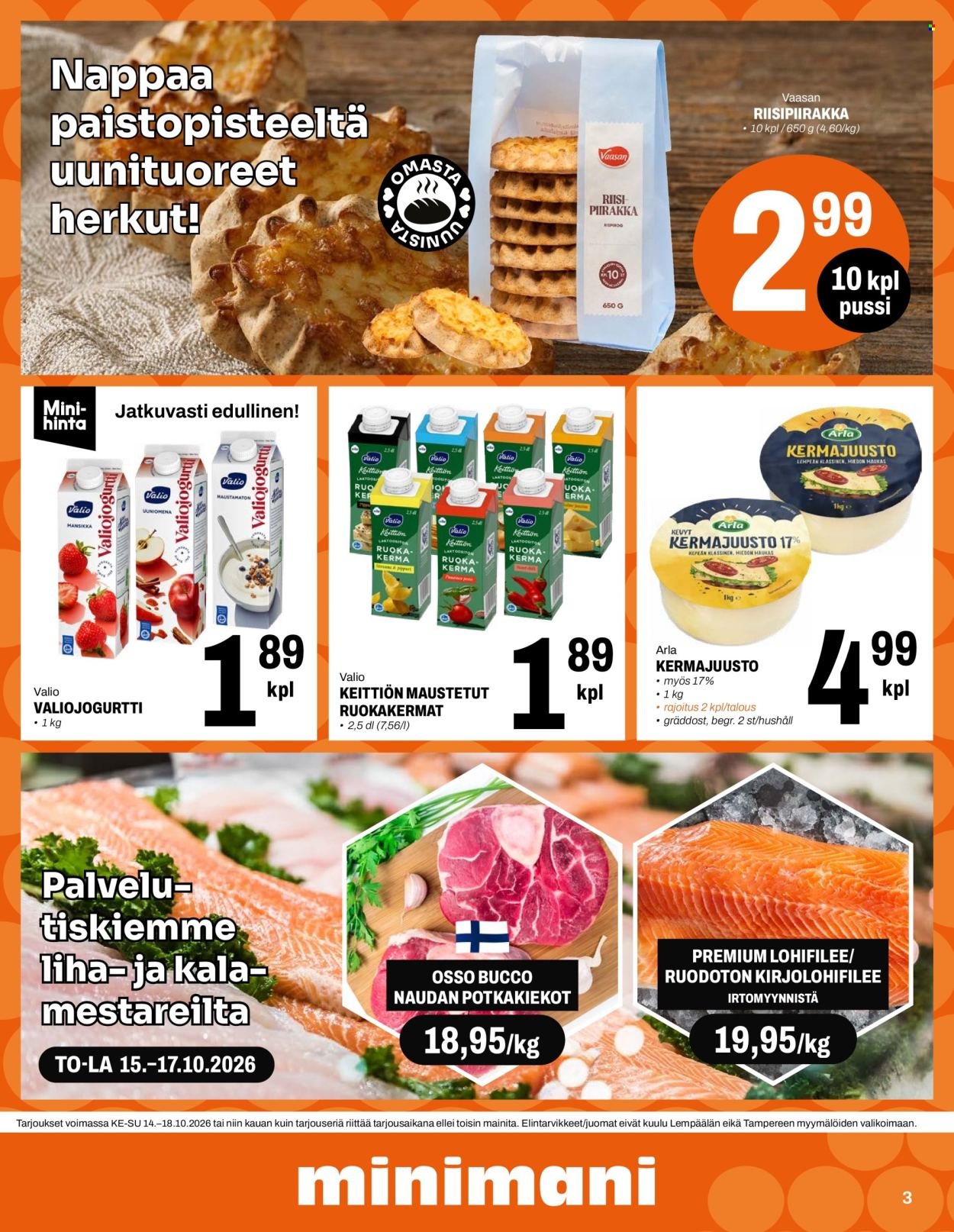 MINIMANI tarjoukset - Alkaen KE 14.10.2026