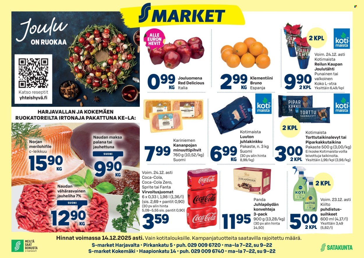 S-MARKET tarjoukset - Alkaen KE 10.12.2025