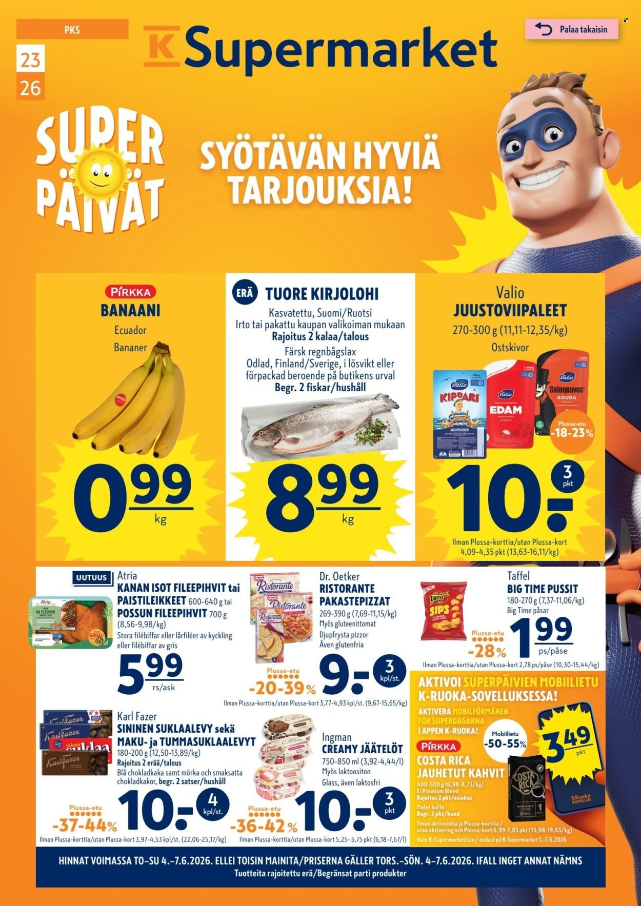 K-SUPERMARKET tarjoukset - Syötävän hyviä tarjouksia
