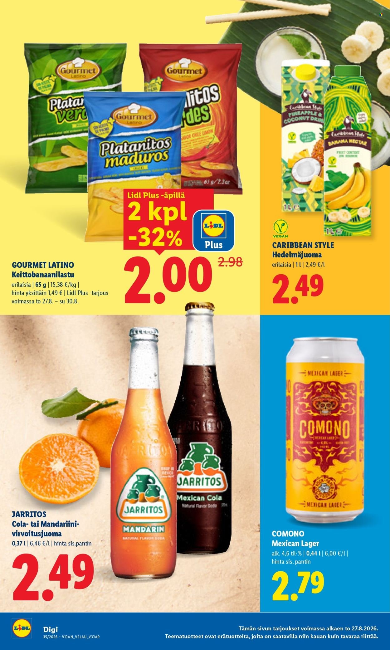 LIDL tarjoukset - Alkaen TO 27.8.2026