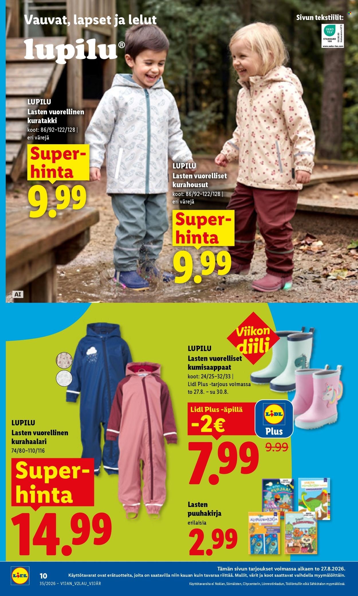 LIDL tarjoukset - Alkaen TO 27.8.2026