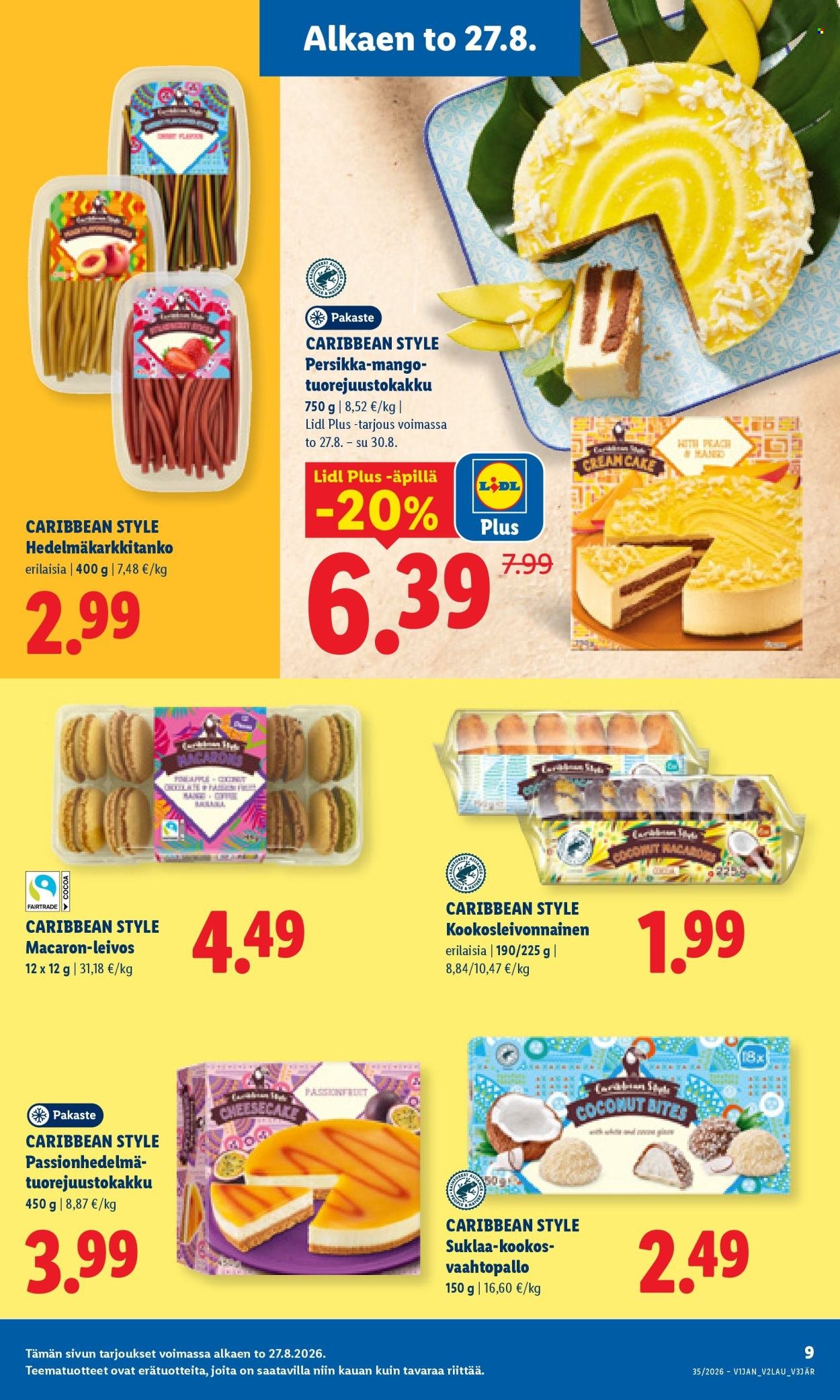 LIDL tarjoukset - Alkaen TO 27.8.2026