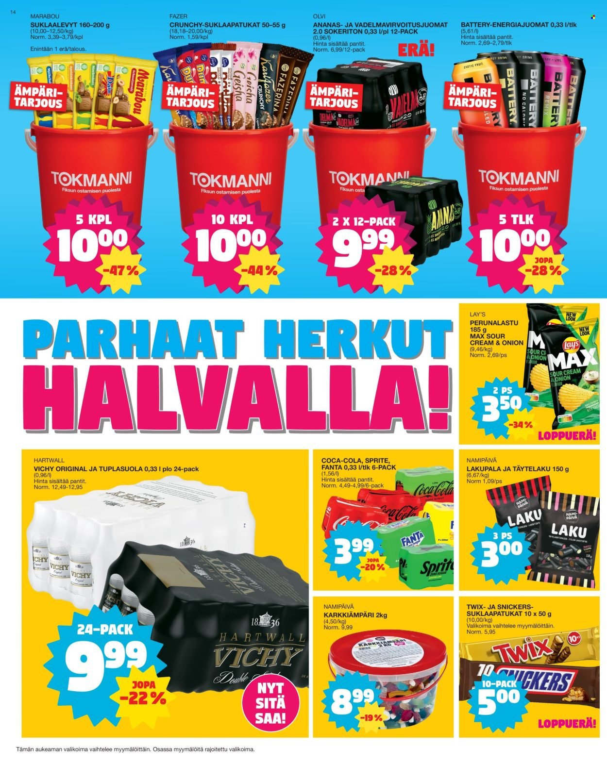 TOKMANNI tarjoukset - Tarjoussanomat (2025-09-08 - 2025-09-14)