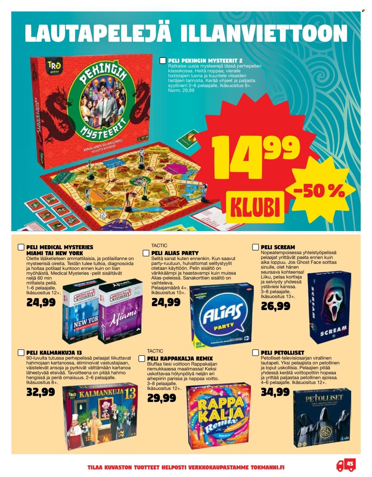 TOKMANNI tarjoukset - Joululelukuvasto (2025-11-03 - 2025-12-24)