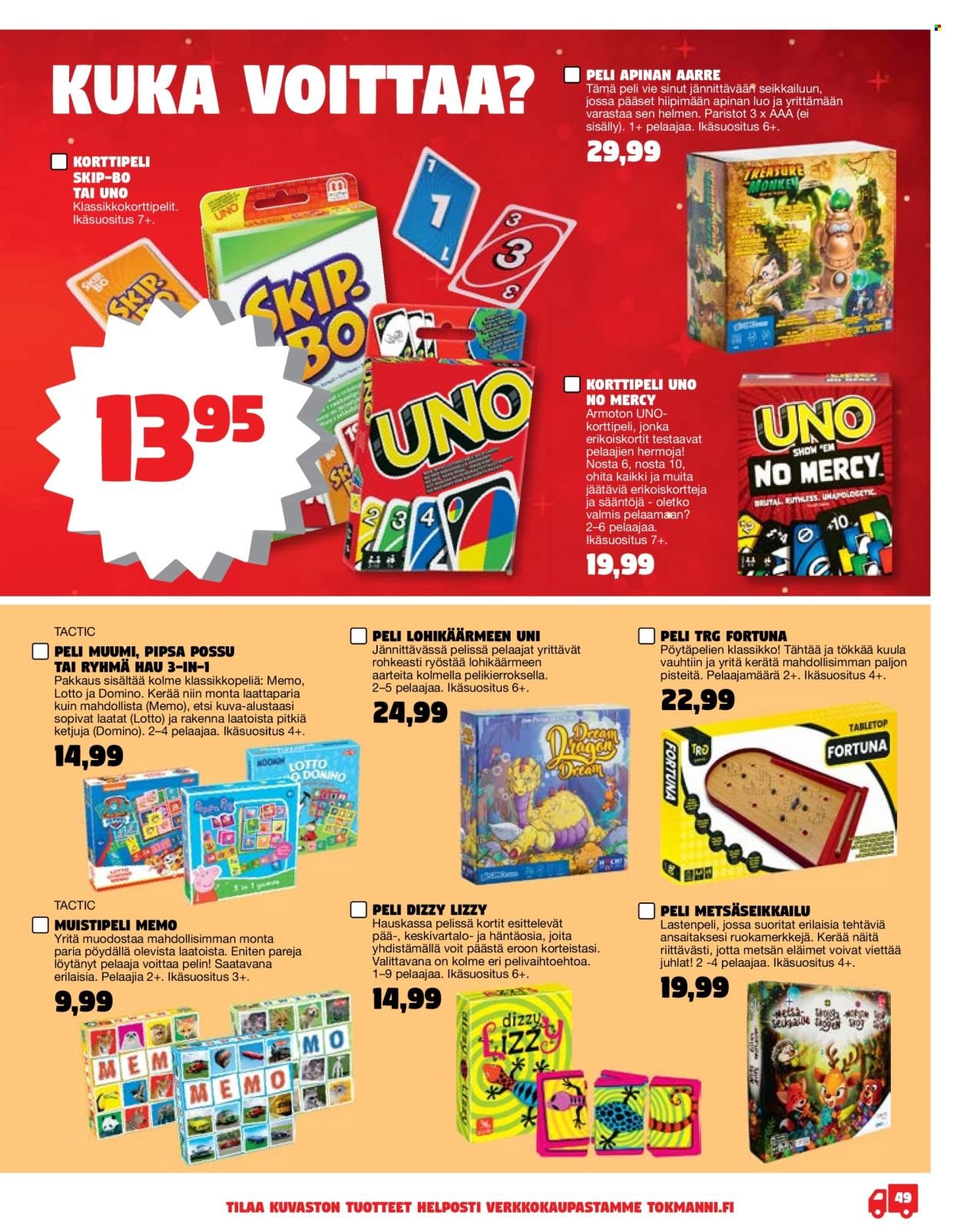 TOKMANNI tarjoukset - Joululelukuvasto (2025-11-03 - 2025-12-24)