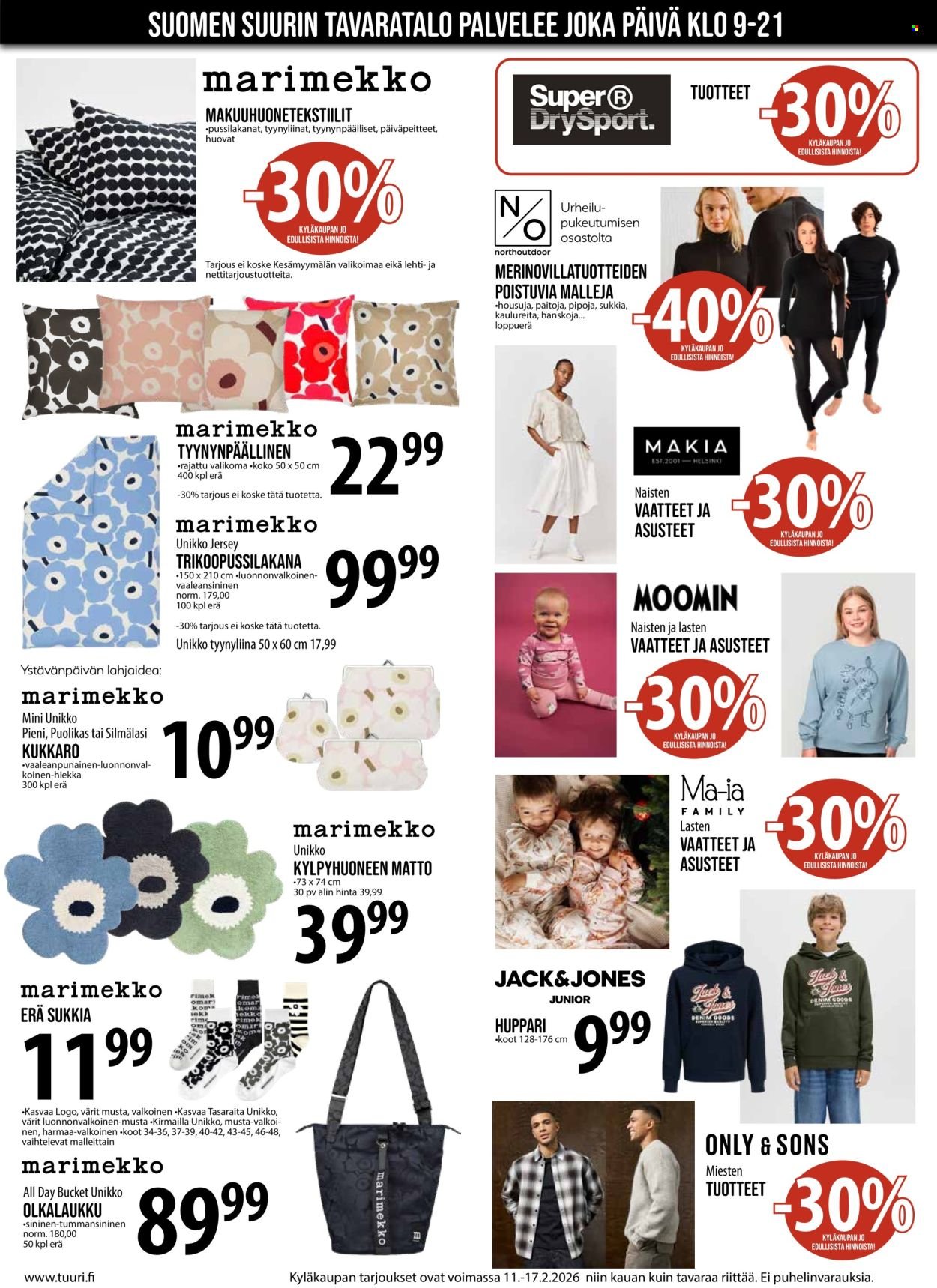 TUURI tarjoukset - Alkaen KE 11.2.2026