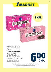 S-MARKET tarjoukset - Domino