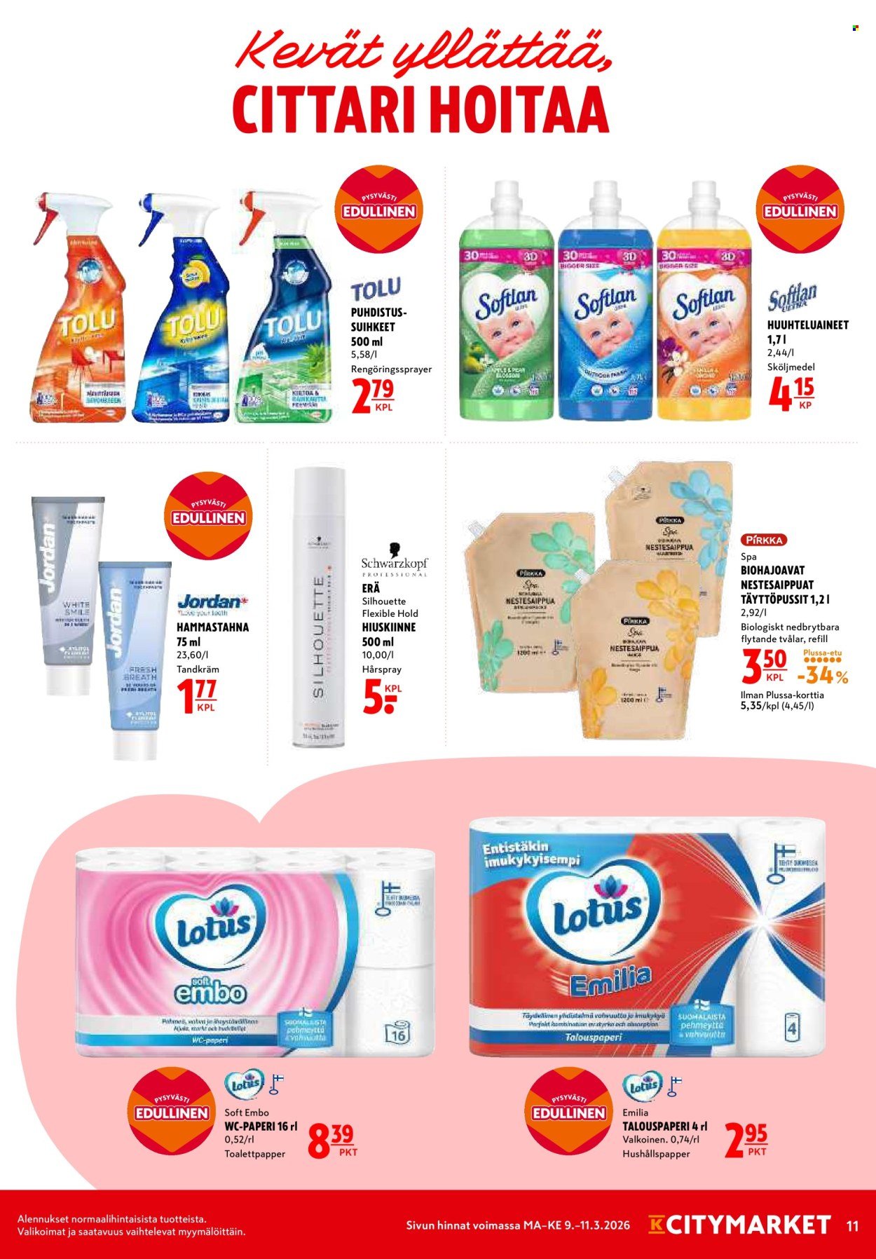K-CITYMARKET tarjoukset - Alkaen MA 9.3.2026