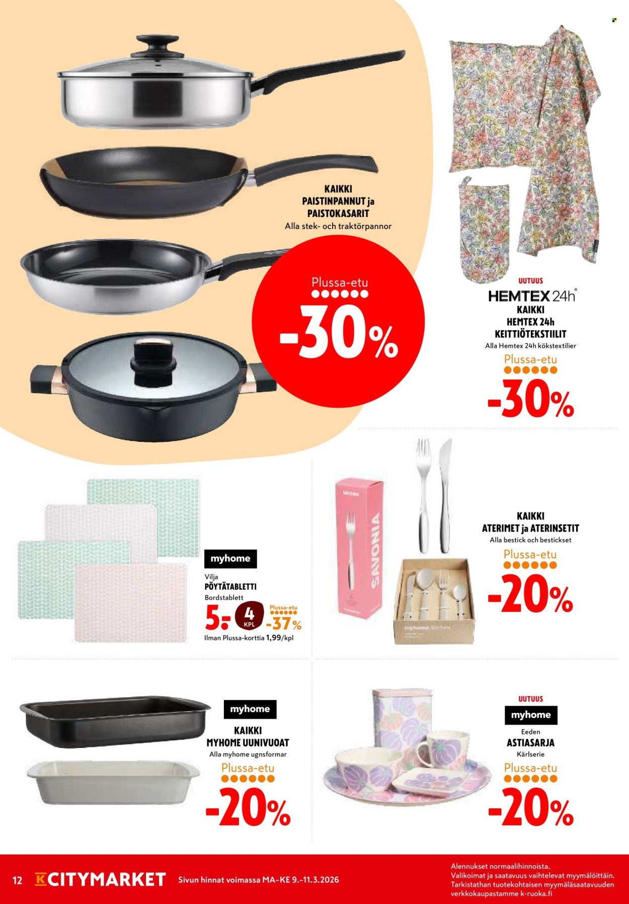 K-CITYMARKET tarjoukset - Alkaen MA 9.3.2026