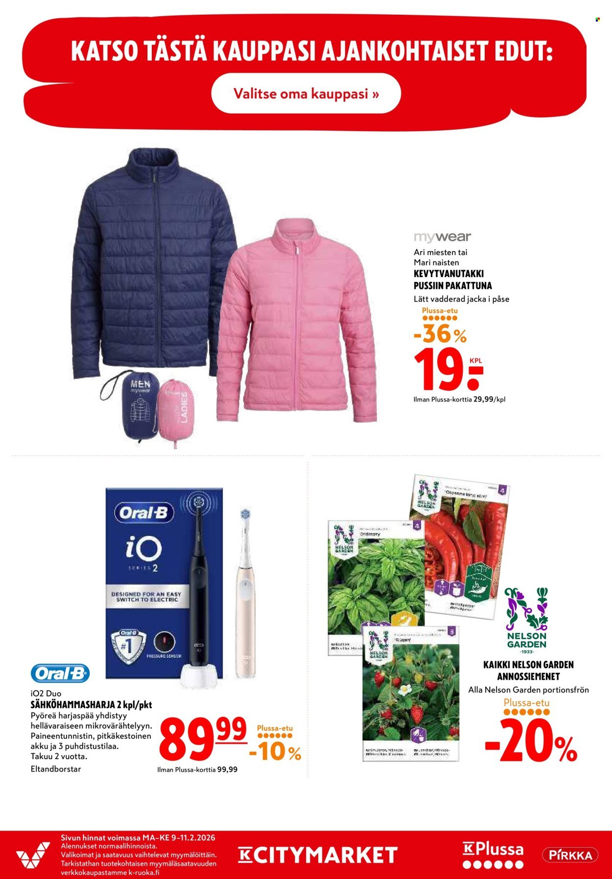K-CITYMARKET tarjoukset - Alkaen MA 9.3.2026