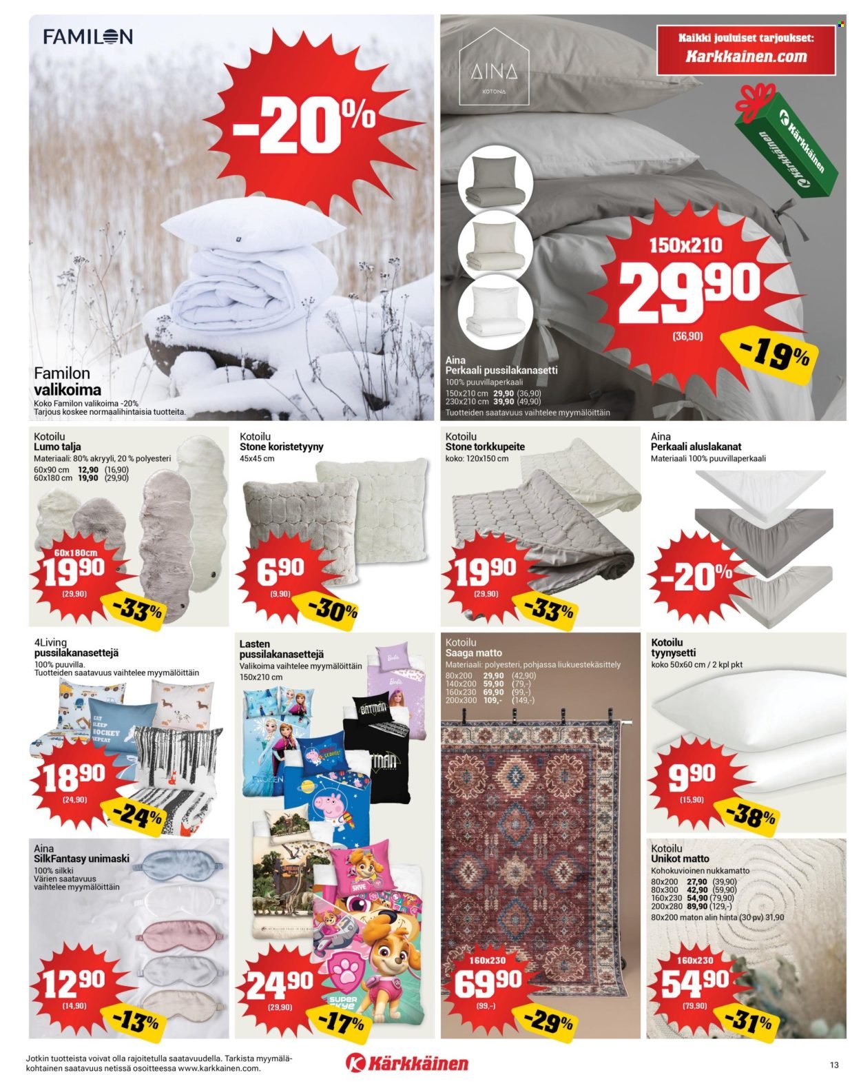 KÄRKKÄINEN tarjoukset - Viikko # 51 Joulukuu 2025