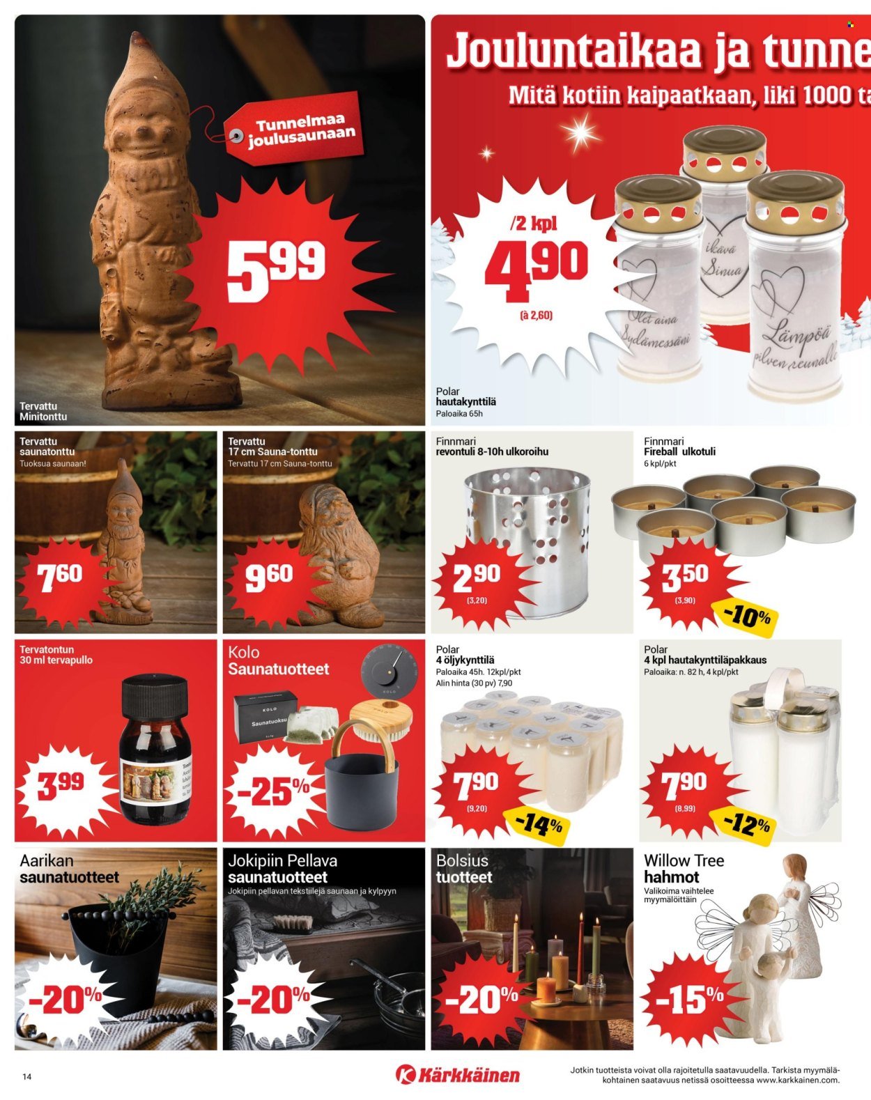 KÄRKKÄINEN tarjoukset - Viikko # 51 Joulukuu 2025