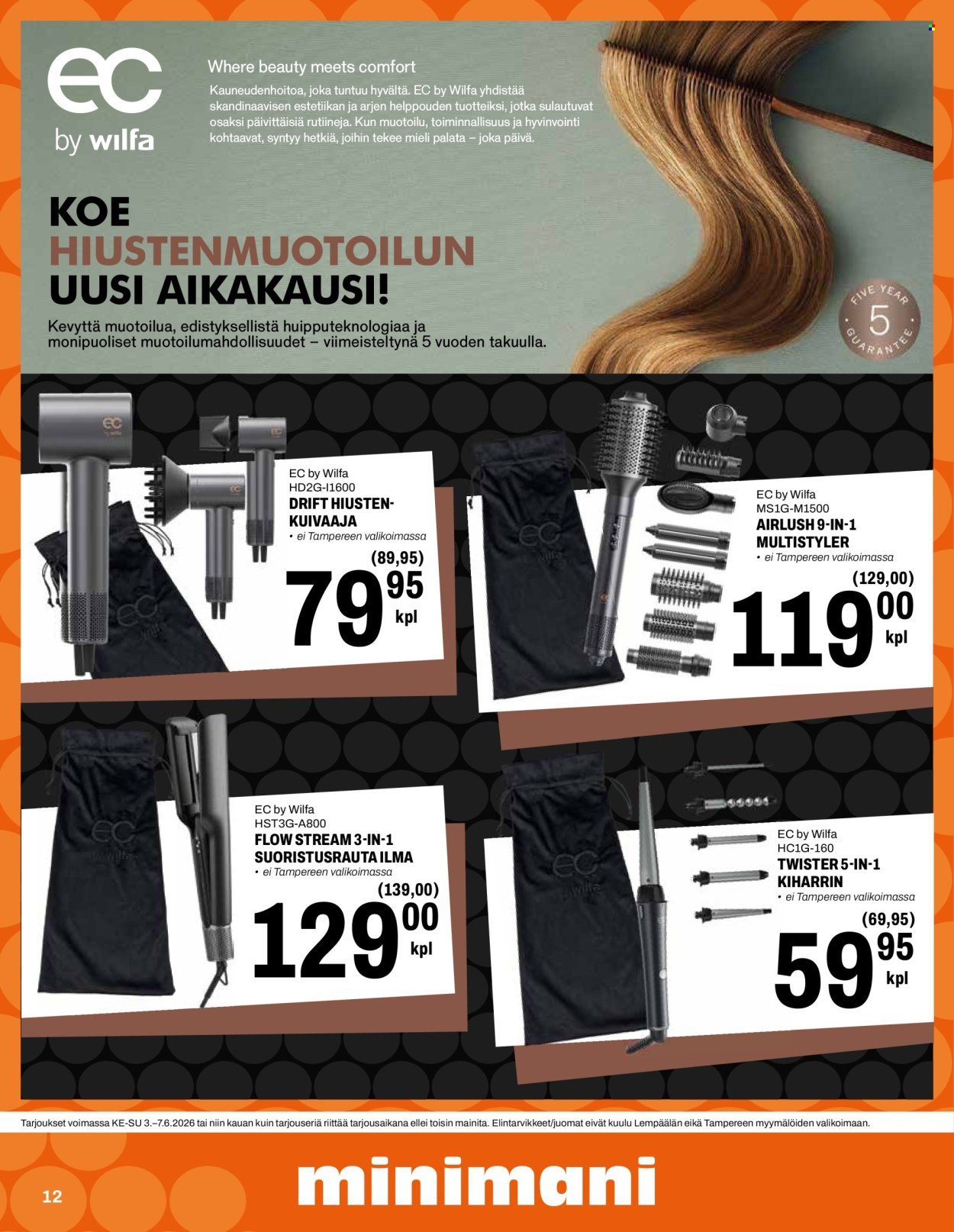 MINIMANI tarjoukset - Alkaen KE 3.6.2026