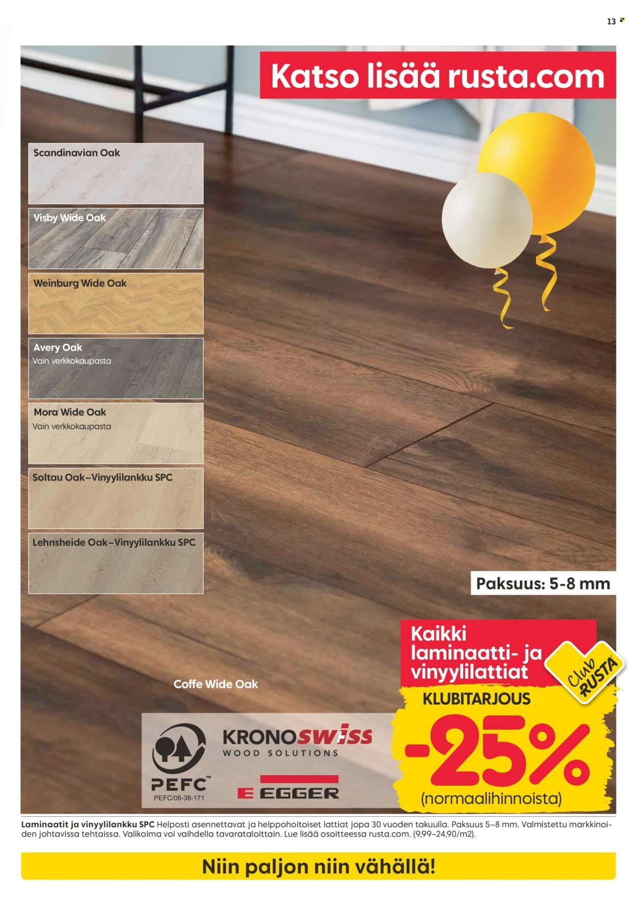 RUSTA tarjoukset - Alkaen MA 13.4.2026