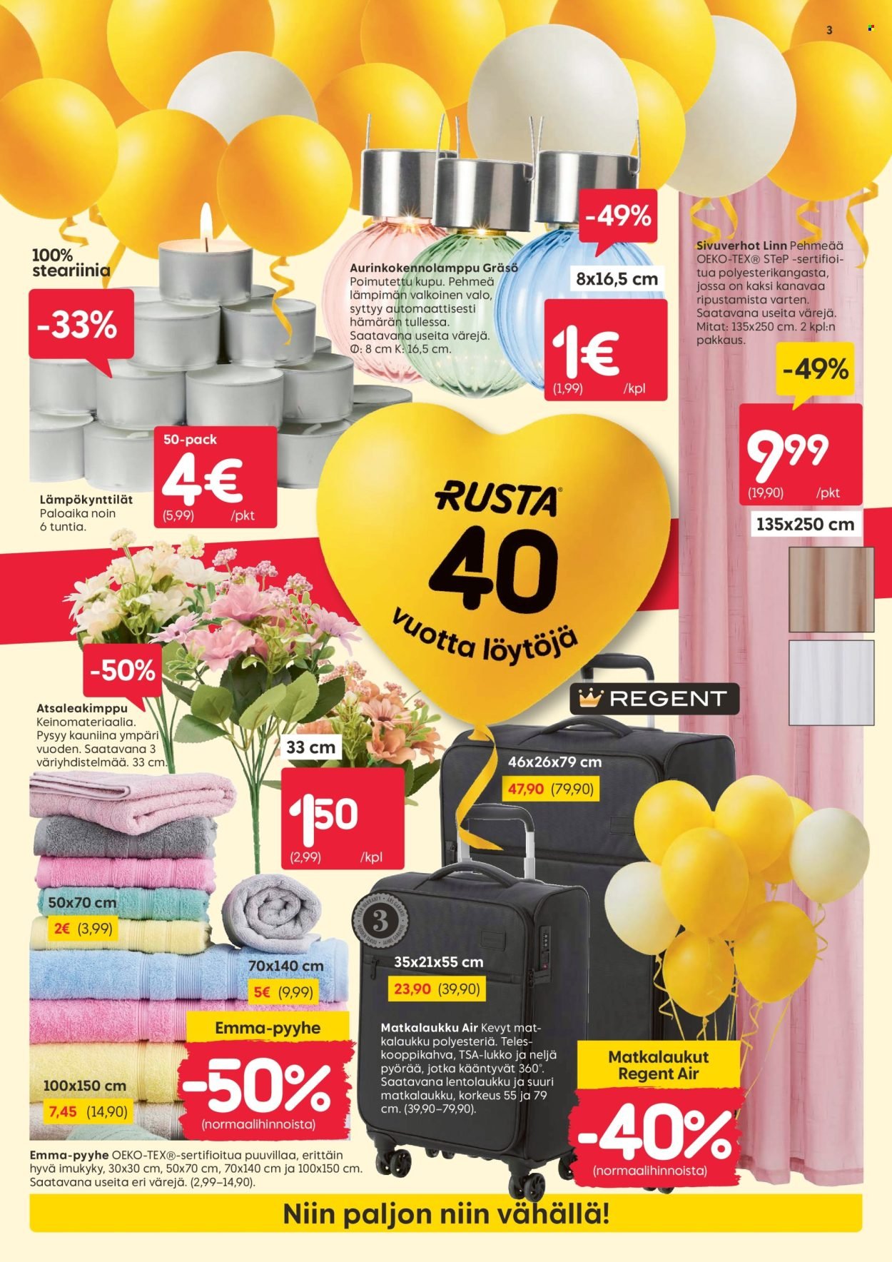 RUSTA tarjoukset - Alkaen MA 13.4.2026