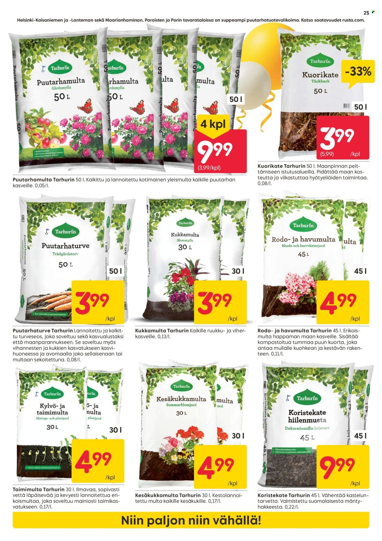 RUSTA tarjoukset - Alkaen MA 13.4.2026