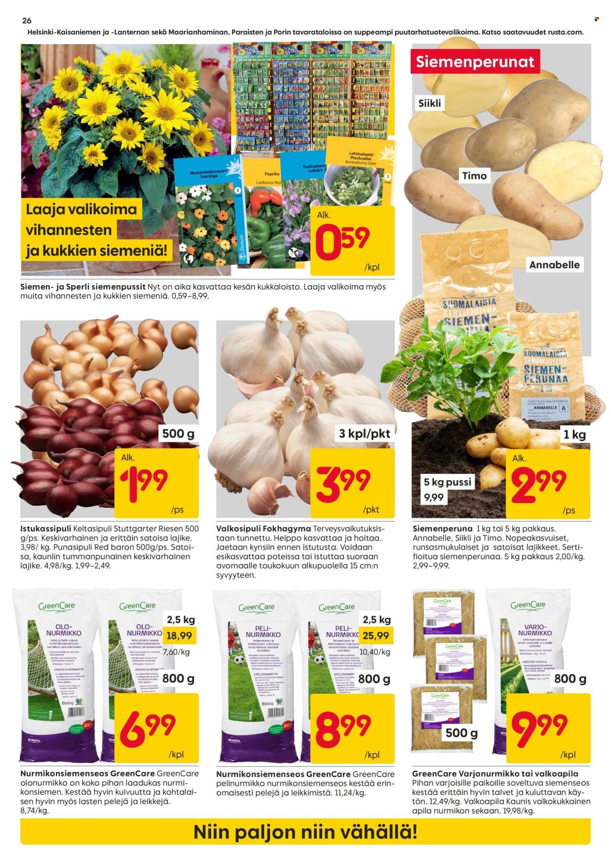 RUSTA tarjoukset - Alkaen MA 13.4.2026