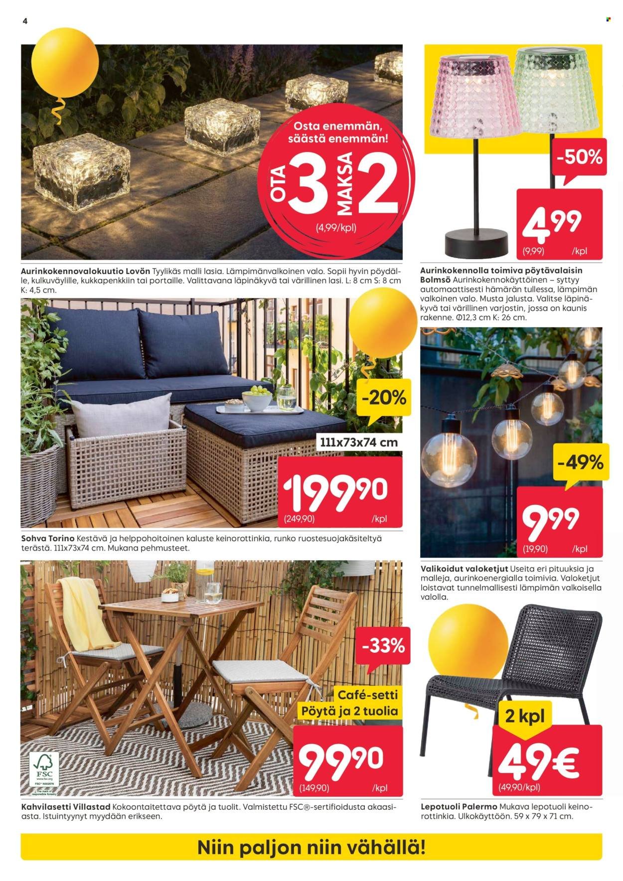 RUSTA tarjoukset - Alkaen MA 13.4.2026