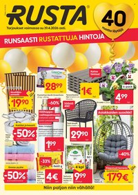 RUSTA tarjoukset - Alkaen MA 13.4.2026