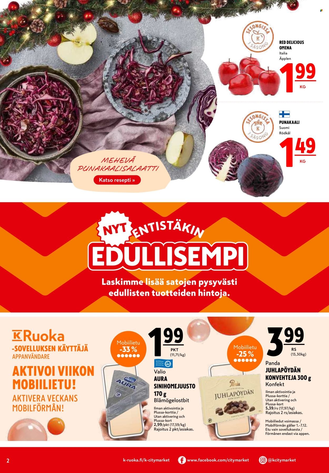 K-CITYMARKET tarjoukset - Alkaen MA 1.12.2025