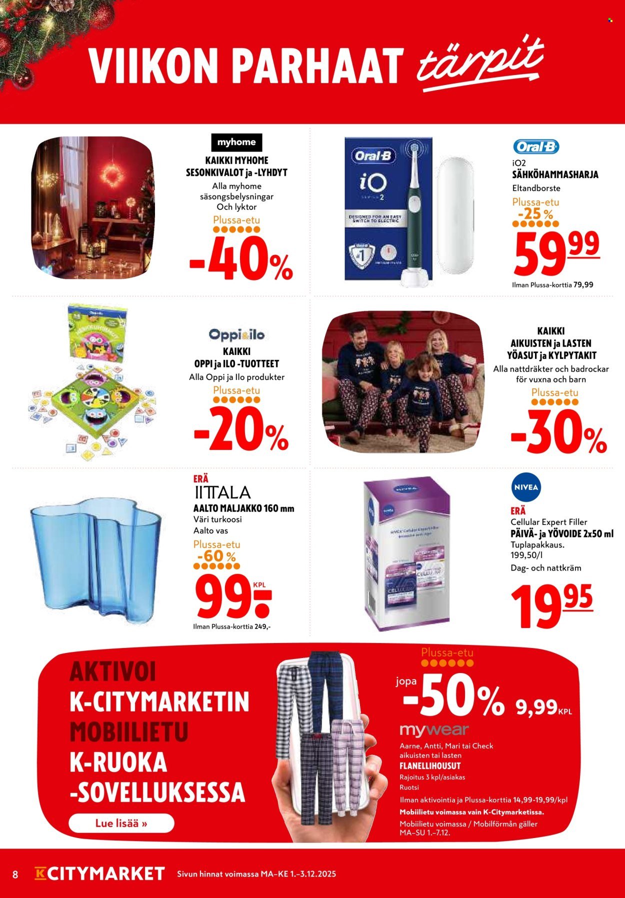 K-CITYMARKET tarjoukset - Alkaen MA 1.12.2025